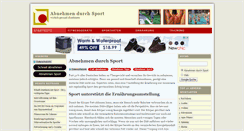 Desktop Screenshot of abnehmen-durch-sport.de